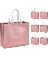 6 Pcs Gift Bags Reusable Large Gift Bag with Handles for Party Wedding - £18.56 GBP