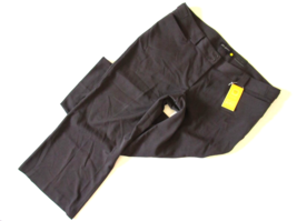 NWT Lane Bryant Houston in Brown Right Fit Yellow Square Trouser Pant 26 7P x 29 - $21.78