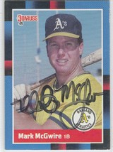 Mark McGwire Auto - Signed Autograph 1988 Donruss #256 - MLB Oakland Athletics - £23.97 GBP