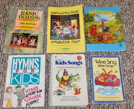 Lot 6 Kids Youth Songbook Sheet Music Book Hymn Plays Musicals Wee Sing+++ - £7.82 GBP