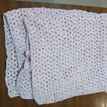 Baby Blanket Handmade Pink - £13.98 GBP