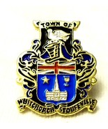 Lapel Cap Hat Pin Town Of Whitchurch Stouffville - $3.93 CAD