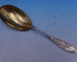 Japanese Whiting Sterling Silver Berry Spoon GW Pie Crust BC Bamboo Bird... - $404.91