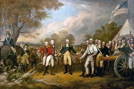 Surrender of General Burgoyne by John Trumbull - Art Print - £17.57 GBP+