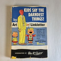 Kids Say The Darndest Things Art Linkletter Charles Schulz Illus HC w/DJ 1959 - £6.02 GBP