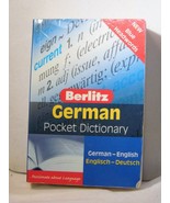 Berlitz Pocket Dictionary Ser.: German - Berlitz Pocket Dictionary : Ger... - $3.14