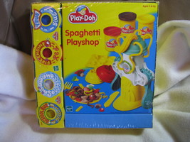 Play-Doh Spaghetti Playshop. Factory sealed. Ages 3 and up. Hasbro. 1999. - $85.00