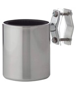 Diamond Plate Universal Stainless Steel Motorcycle Cup Holder - $24.88