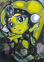 Star Wars Jabba&#39;s Twi&#39;lek Slave Dancers Anime Art Original Sketch Card ACEO Maia - £19.63 GBP