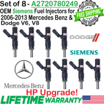 OEM x8 Siemens HP Upgrade Fuel Injectors for 2010-11 Mercedes-Benz GL500... - £148.21 GBP