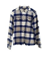 Patagonia Long Sleeve Fjord Flannel Shirt Button Front Organic Plaid Size 6 - £27.57 GBP