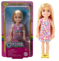 Barbie Chelsea Friend Doll, Removable Purple Flowered Dress (OPEN BOX) - £6.32 GBP