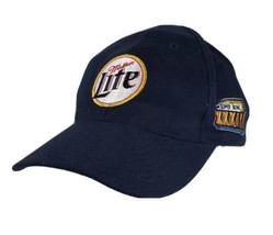 Miller Lite Official Beer Hat Super Bowl Strapback Broncos vs Falcons NF... - $11.95