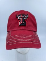 Texas Tech TTU Hat Cap Red Black Double T Adjustable Forty Seven Brand NCAA - £8.40 GBP