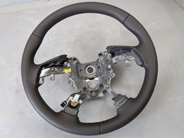 2018-2020 Genesis G80 Dark Brown Naked Leather Steering Wheel 56111-B115... - £90.89 GBP