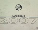2007 Buick Lucerne Owners Manual [Paperback] Buick - £50.54 GBP