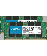 Crucial 64GB (2PK 32GB) DDR-3200 PC4-25600 SODIMM Memory - $138.59