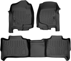 SMARTLINER Custom Fit Floor Mat Liners Set 2007-14 Tahoe/Suburban/Yukon/... - $2,609.49 MXN