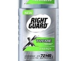 Right Guard Xtreme Fresh Energy 72hr Invisible Solid Deodorant (1)- 2.6 ... - £19.46 GBP