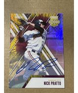 2017 Elite Extra Edition Nick Pratto Gold Auto #08/10 Autograph - €86,02 EUR