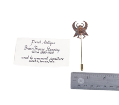 French Antique Brass/Bronze Stamping Beetle Insect Design circa 1880-1920 - £15.62 GBP