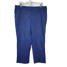 hilary radley geometric Crop pull on Ankle Cropped pants Size 12 - $14.84