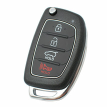 For Hyundai Santa Fe Sonata Tucson Ix45 Cover Car Remote Fob Flip Key Sh... - £13.36 GBP