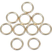 10 14K 14/20 Gold-Filled Jump Rings Closed 24 Gauge 5mm - £16.99 GBP