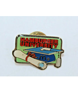 McDonalds Hamburger University Logo Employee Crew Pinback Pin Button Gra... - £11.52 GBP
