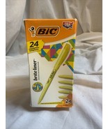 Bic Brite Liner Highlighter, Chisel Tip, Yellow, 24/Pack - £6.16 GBP