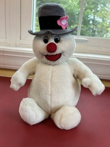 Vintage Gemmy frosty the snow man 11” plush sings Animated - $15.00