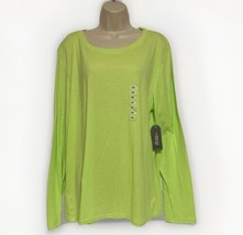 BCG Women&#39;s XXL Sharp Green Long Sleeve T Shirt Territory Tee SGBCEA2010 - £9.86 GBP