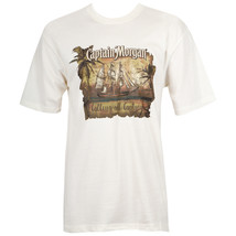 Captain Morgan Calling All Captains White Tee Shirt Off White - £21.56 GBP