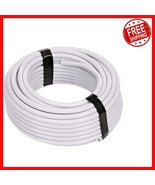 Efficient 1/4 Inch Drip Irrigation Supply Tubing - 50&#39; White Polyethylen... - $45.44 CAD