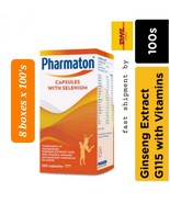 PHARMATON Capsules with Ginseng and Selenium Energy Performance 8 boxes ... - $433.15 CAD