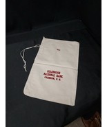 Old Colebrook National Bank Canvas Money Bag Colebrook New Hampshire  - €25,61 EUR