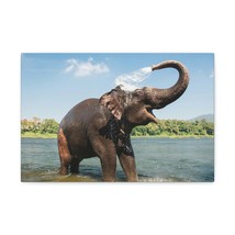 Majestic Asian Elephant Art Majestic Asian Elephant Print Animal Wall Art Wildl - £56.81 GBP+