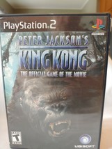 Peter Jackson&#39;s King Kong the official game of the movie play station 2 game PS2 - £11.76 GBP