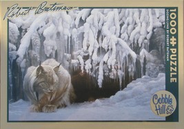 Cobble Hill Dozing Lynx 1000 pc Jigsaw Puzzle Robert Bateman Art Animals - $17.81