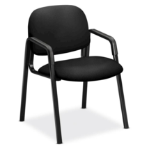HON Solutions Seating Guest Chair | Fixed Arms | Black Fabric - $407.99