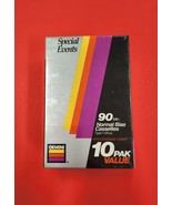 New Sealed 10 Pack Gemini Special Events 90 minutes (2 x 45) Cassette Tapes - $49.99