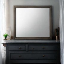 Ireland 39&quot;x35&quot; Mirror, Gray Oak Finish - $267.00