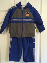 NWT Al &amp; Ray athletic water-resistant 2-piece  suit, pants, hoodie. 18 M... - $16.82