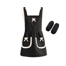 Princess Dress H shoulder strap Apron with A pair of sleeves Cooking  Ap... - £15.69 GBP