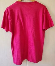 Funky Pink Tropical Glitter Fruit Screen Stars Single Stitch T-Shirt Women&#39;s XL - £15.37 GBP
