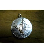 Vintage Scuba Diving Catholic Virgin Mary Protection Medal - $26.36 CAD