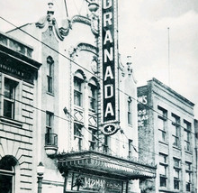 C1915 Granada Theater Downtown Sherbrooke Quebec Photogravure Canada DWMM5 - $19.99