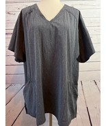 Carhartt Force Scrub Top Plus Size 3X Womens 3XL Nursing Shirt C12106 Gray - €25,05 EUR