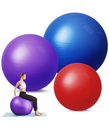 Honoson 3 Pcs Exercise Yoga Ball Large Pregnancy Fitness Ball Chair for ... - $2,394.67 MXN