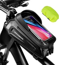 ROCKBROS Bike Phone Bag Bike Pouch Bicycle Front Frame Bag Waterproof Top Tube - £30.80 GBP